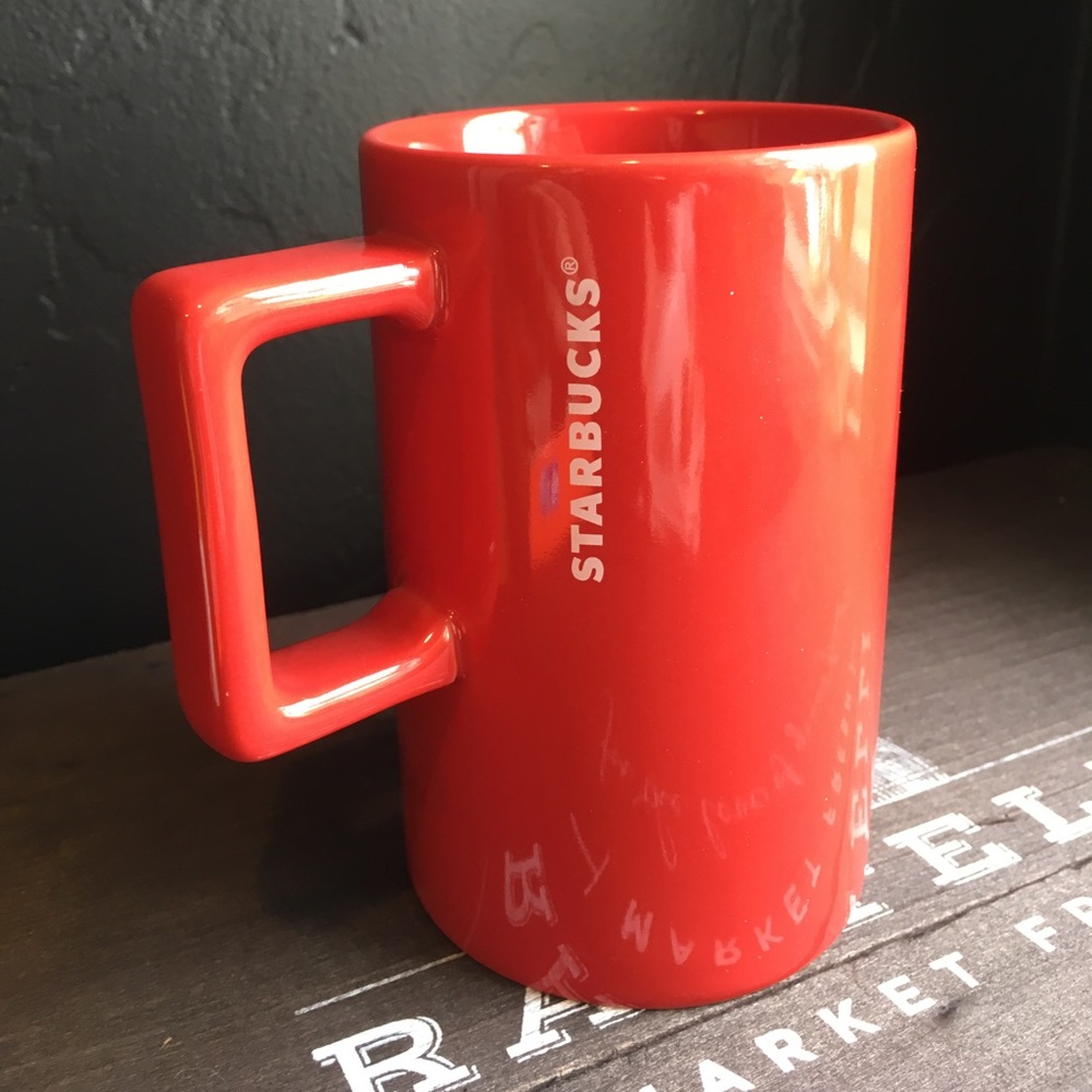 Red Starbucks Mug